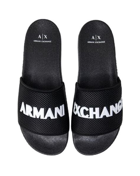 armani exchange slippers for men's.